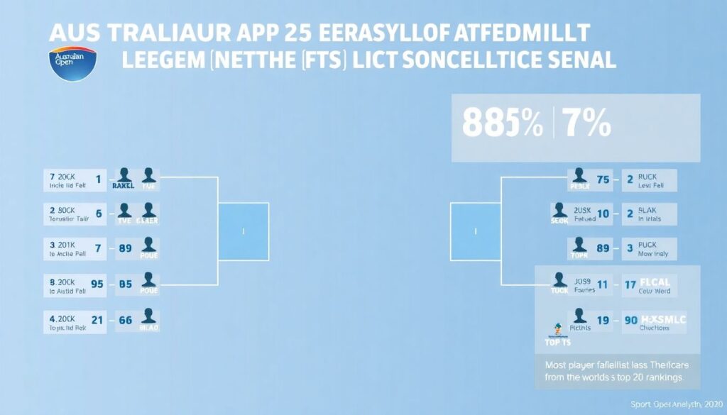 Актуальные сетки Открытого чемпионата Австралии по теннису - иллюстрация