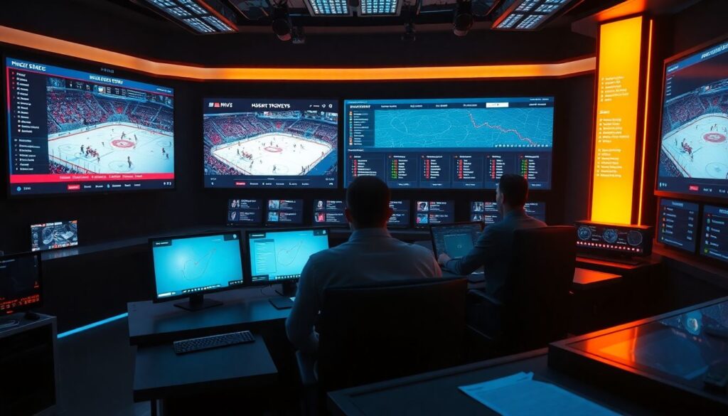 Текстовые трансляции матчей лиг Высшей лиги по хоккею - иллюстрация