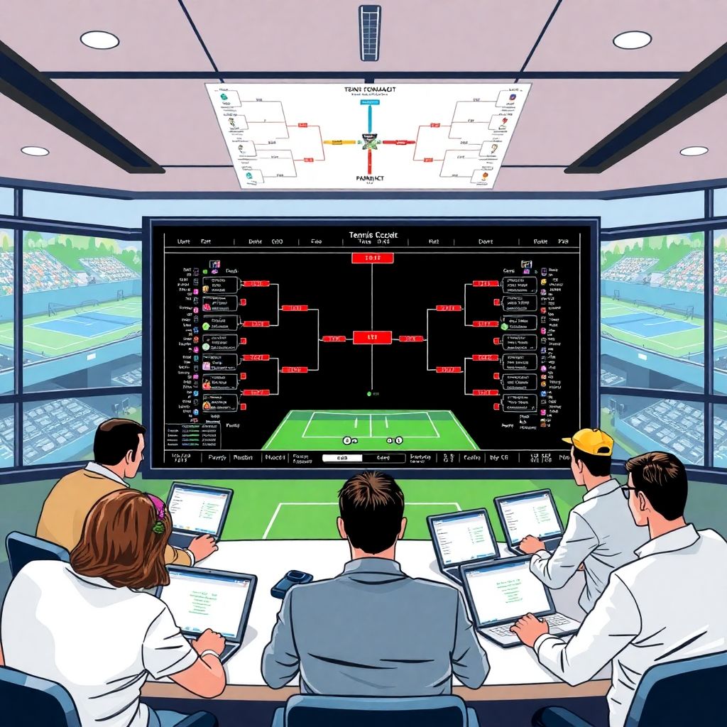 Графики турнирных сеток и жеребьёвок по теннису: как читать и использовать