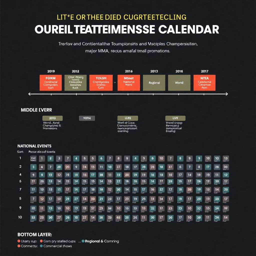 Сводный календарь турниров по единоборствам на год для спортсменов и болельщиков