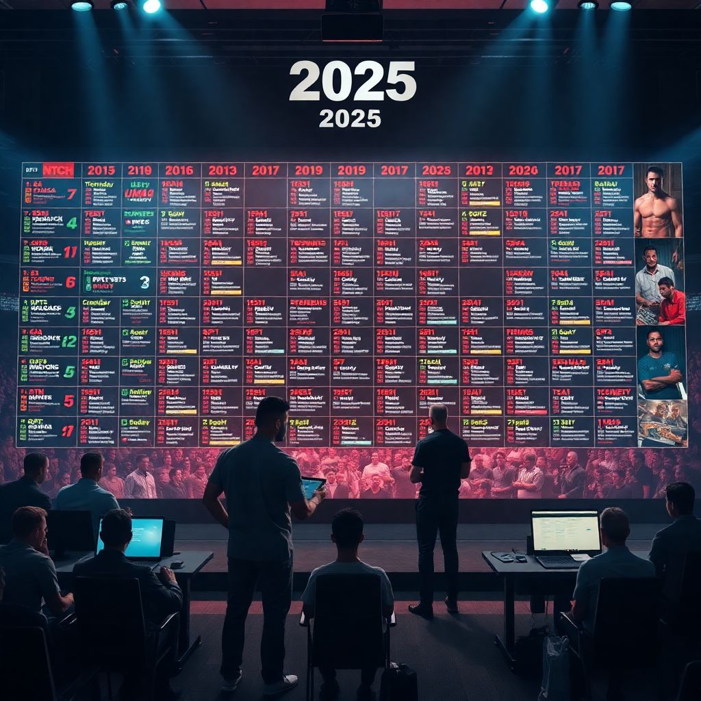 Календарь ключевых турниров по ММА на год: главные даты и события