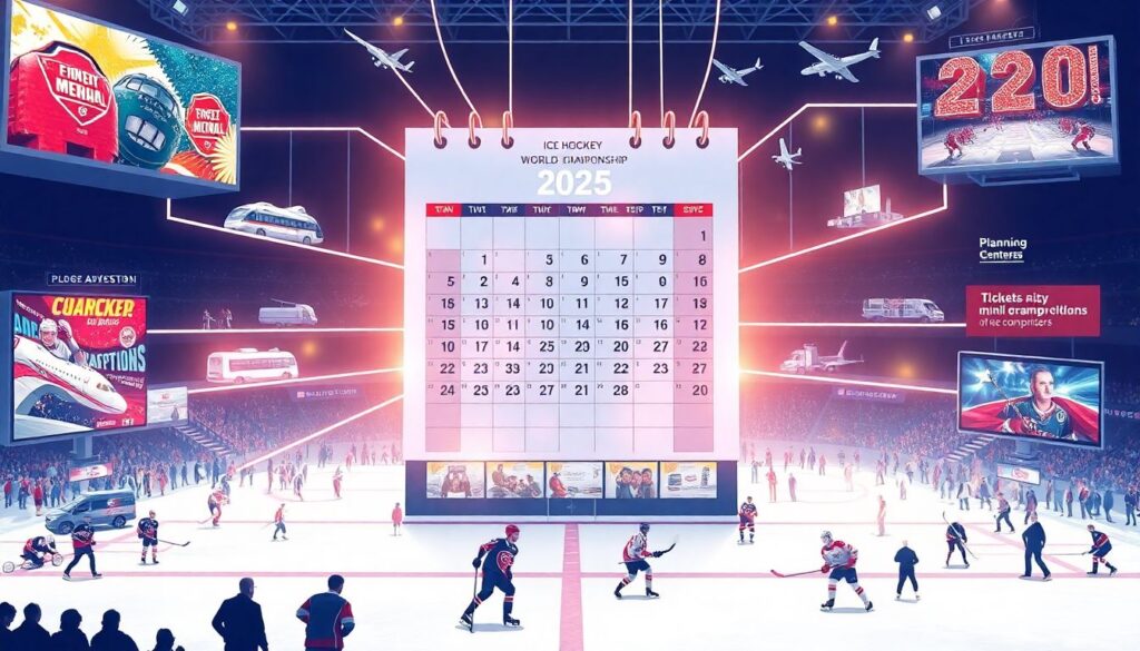 Расписание матчей чемпионата мира по хоккею - иллюстрация