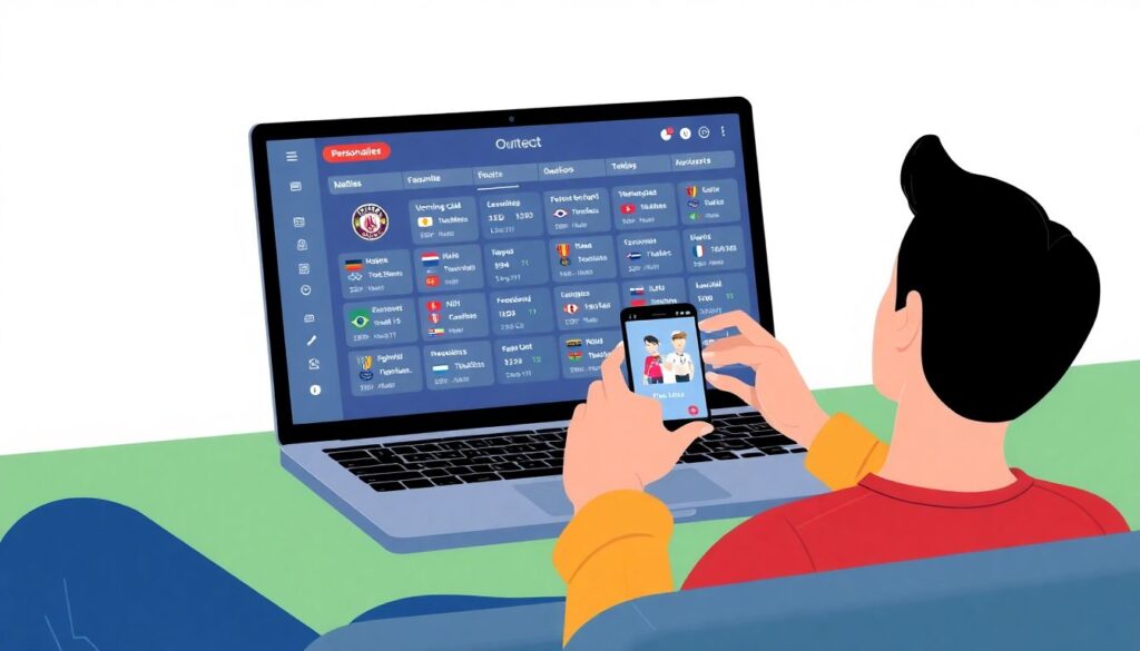 График трансляций топ-лиг Европы по футболу - иллюстрация