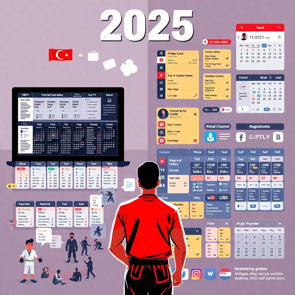 Расписание турниров по кунг-фу и боям без правил на 2025 год