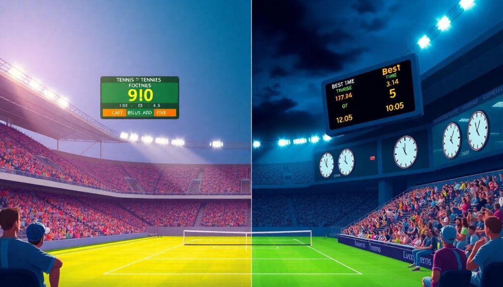 Расписание матча по теннису на выходные и праздничные дни - иллюстрация