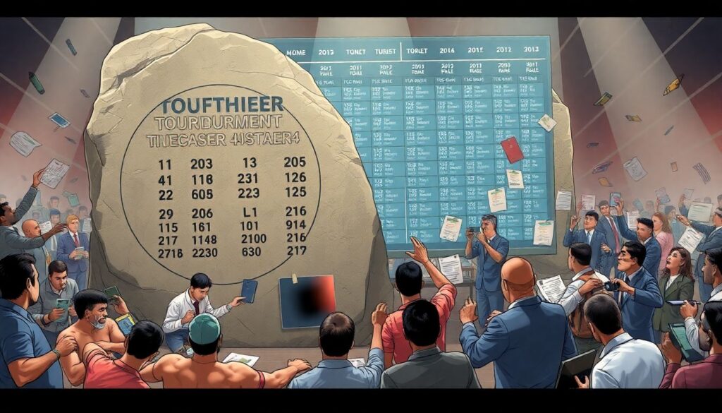 Даты туров и текстовые трансляции по кикбоксингу - иллюстрация