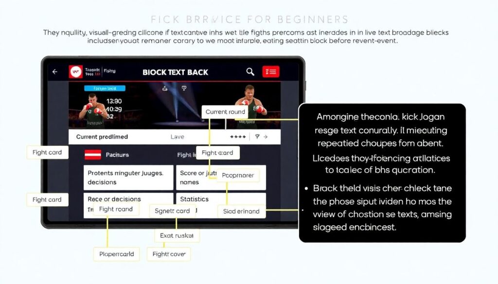 Даты туров и текстовые трансляции по кикбоксингу - иллюстрация