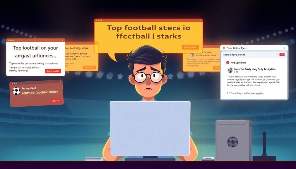 Анонсы трансляций по ключевым матчам по футболу - иллюстрация