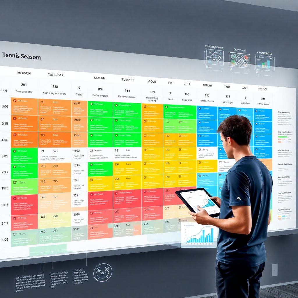 Расписания матчей по профессиональному теннису на год: полное календарное планирование