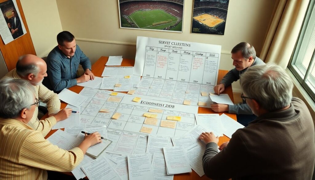 Графики матчей и сетки по хоккею на сезон - иллюстрация