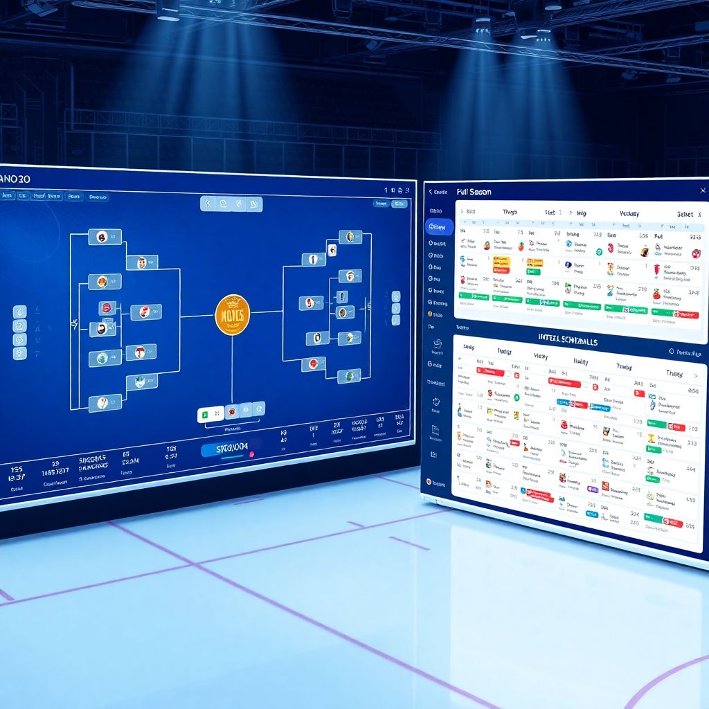 Постоянные обновления туров и сеток по хоккею с шайбой онлайн