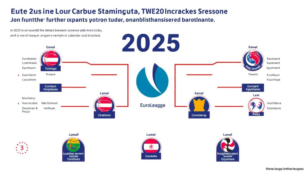 Расписание матчей и сетки по Евролиге по баскетболу - иллюстрация