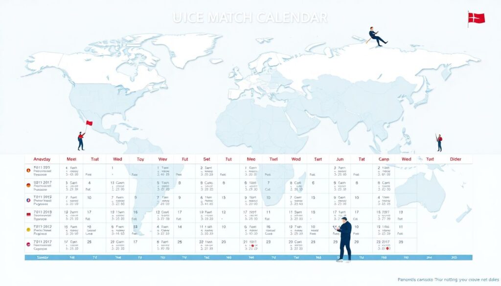 Календарь матчей по хоккею на мировом уровне - иллюстрация