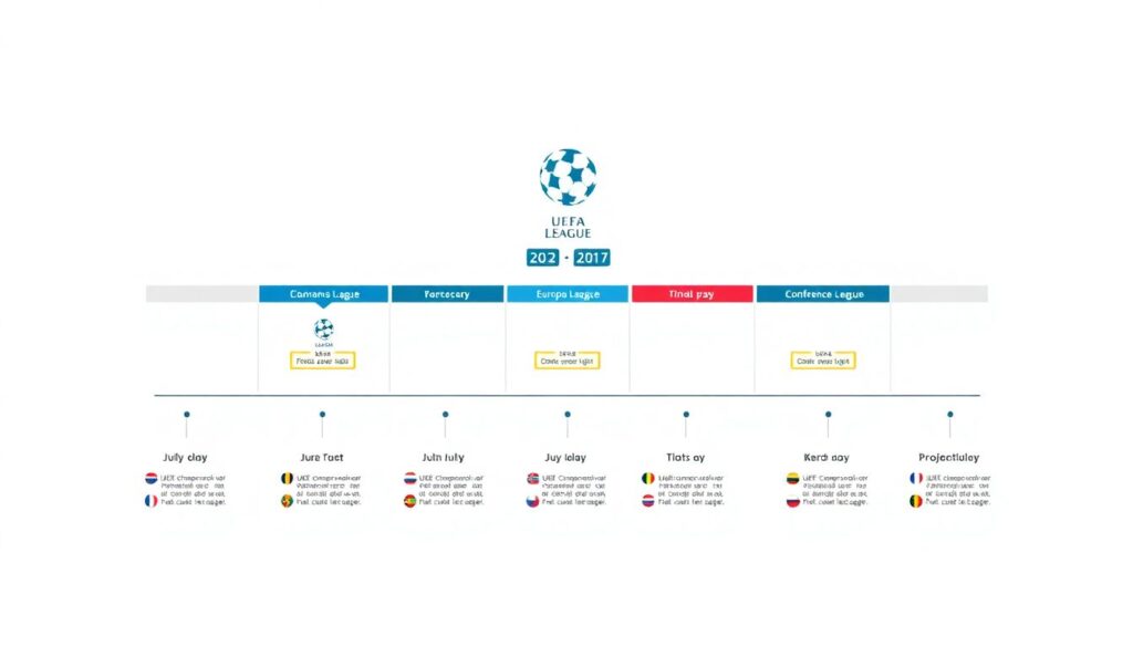 Расписание матчей и сетки по футболу в европейских турнирах - иллюстрация