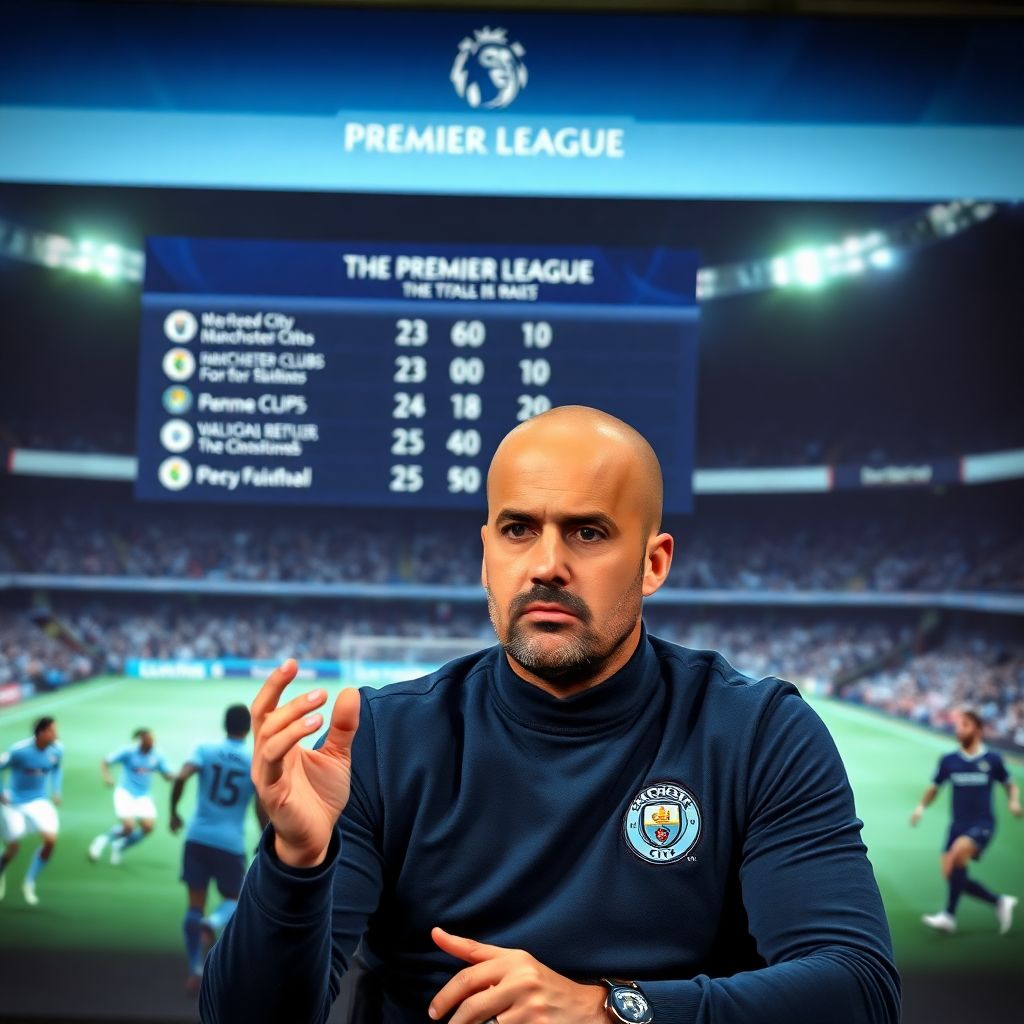 Гвардиола о шансах «Манчестер Сити» на титул АПЛ в текущем сезоне