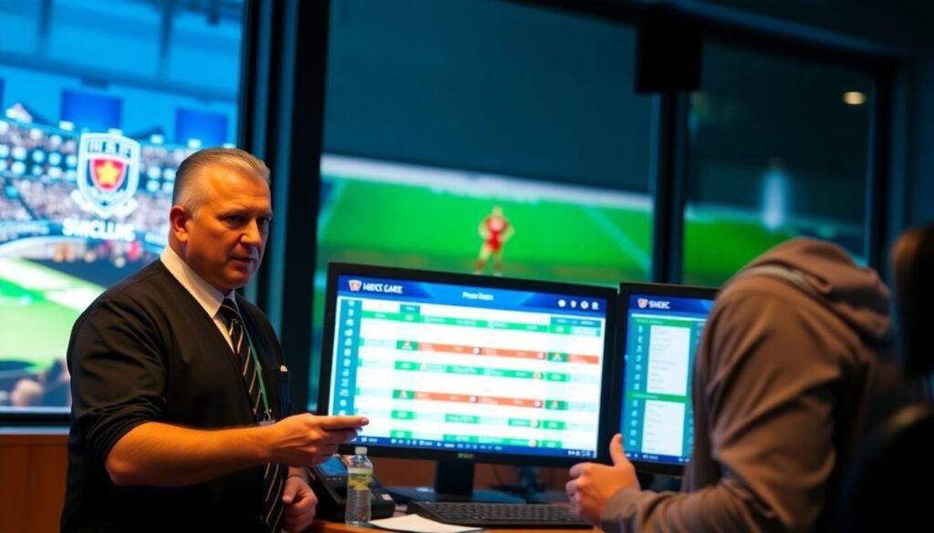 Расписание матчей по футболу в матч-дэй - иллюстрация