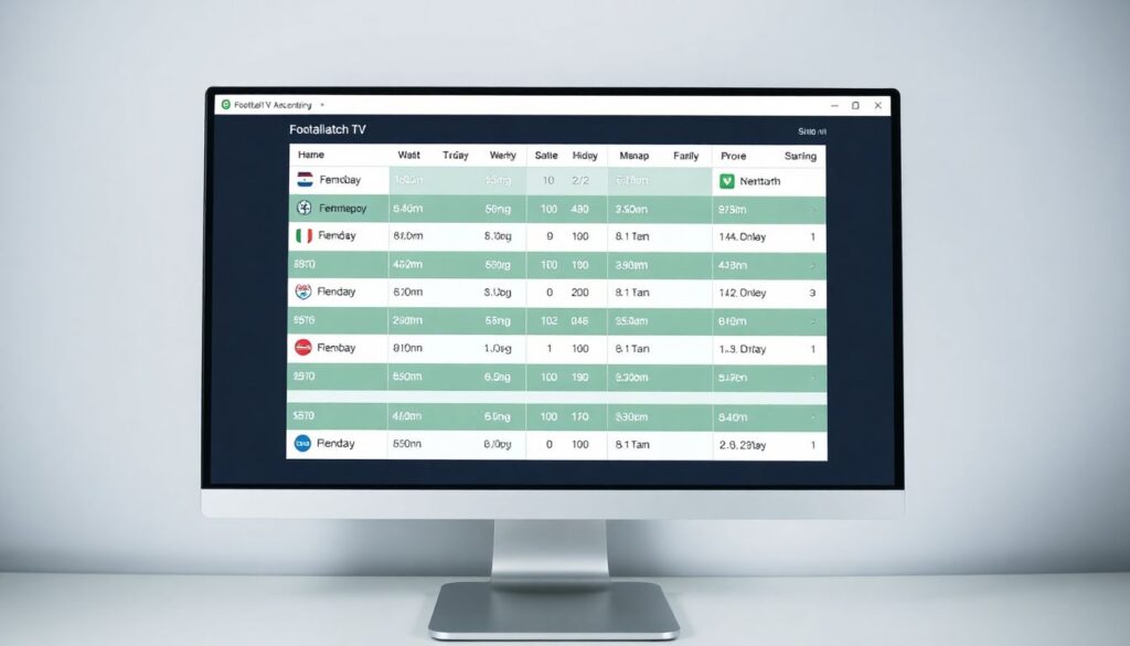 Расписание матчей по футболу в матч-дэй - иллюстрация