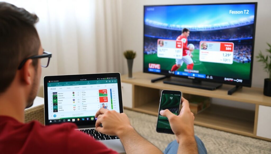 Расписание матчей по футболу в матч-дэй - иллюстрация