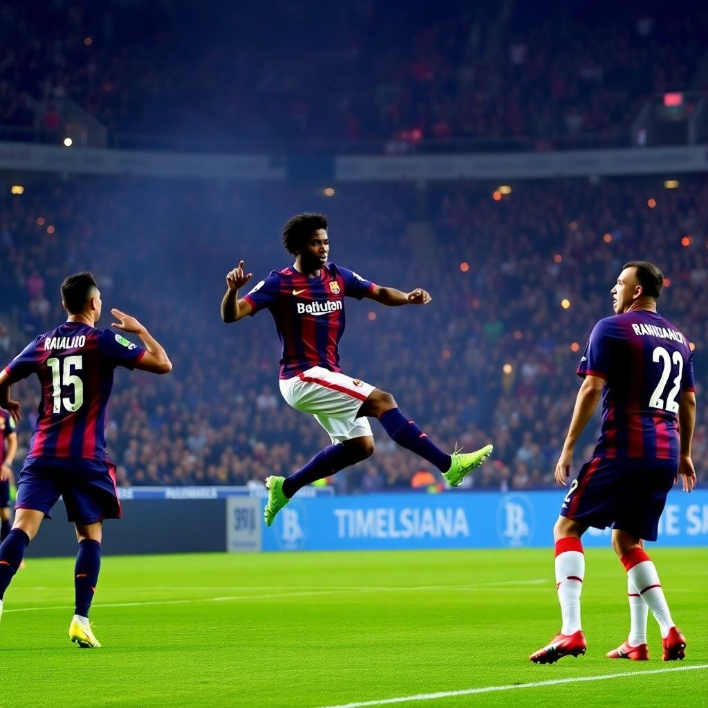 Гол Араухо принес Барселоне трудную победу над Райо и укрепил лидерство